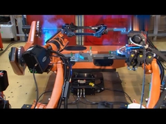 Kuka Roboterarm KR 10 R1420 mit CNGBS Schweißpositionierer und Megmeet Schweißer für Roboter-Schweißlösung