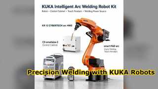 Intelligente Automatisierungslösungen für Lichtbogenschweißroboter von KUKA